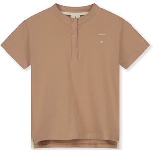 Gray Label T-shirt  beige (Maat: 9-12M) - Effen - Halslijn: Ronde hals,