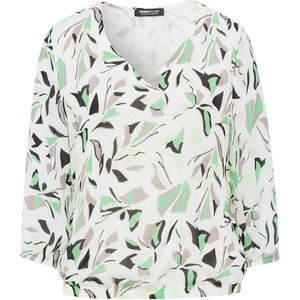 Frank Walder Blouse ecru (Maat: 46) - Halslijn: V-hals,