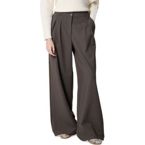 Five Units KARENFV 826 MUD BROWN MELANGE dames broek bruin (Maat: 28) - Effen
