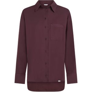 Penn & Ink - W25Z795 - Blouse - Bordeaux - Lange Mouw