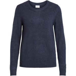 Vila Trui blauw (Maat: 2XL) - Effen - Halslijn: Ronde hals,