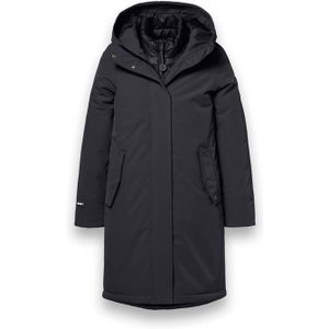 District - KEYSTONE - Damesjas - Dark Shadow - Functionele Lange Jas - Ademend - Waterafstotend - Winddicht