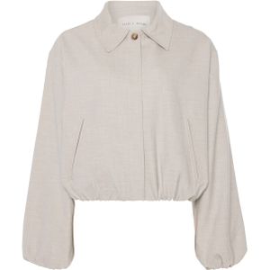 Club L'Avenir Dames jas beige (Maat: S) - Effen