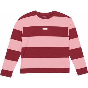 Calvin Klein Longsleeve bruin (Maat: 140) - Streep - Halslijn: Ronde hals,