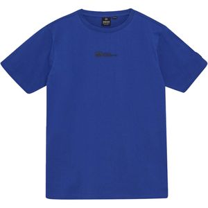 Indian Blue Jeans Jongens t-shirt blauw (Maat: 104) - Tekst - Halslijn: Ronde hals,