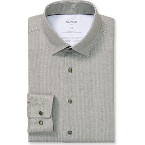 OLYMP Luxor 24/Seven Overhemd, modern fit, New Kent, Bleu