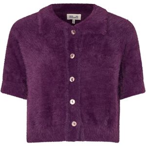 Baum und Pferdgarten - CRISTIN - Vest - Paars - Effen - Halslijn Polokraag