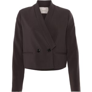 Twinset Dames blazer bruin (Maat: 42) - Effen