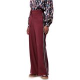 Studio Anneloes Iggy tape broek bordeaux (Maat: S) - Effen