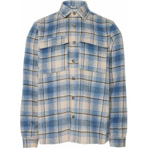 Revolution Overshirt blauw (Maat: L) - Ruit