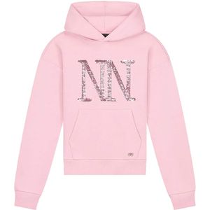 NIK & NIK Sweater roze (Maat: 164) - Glitter - Halslijn: Capuchon,