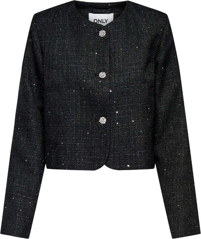 Only Dames jas zwart (Maat: 38)