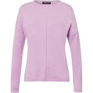 Frank Walder Dames trui paars (Maat: 38) - Effen - Halslijn: Ronde hals,