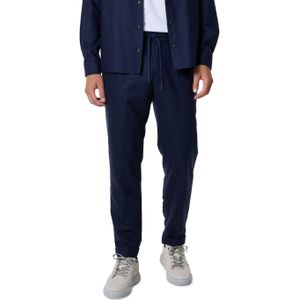 Paul & Shark Blended wool drawstring with Shark fin pantalon blauw (Maat: 52)