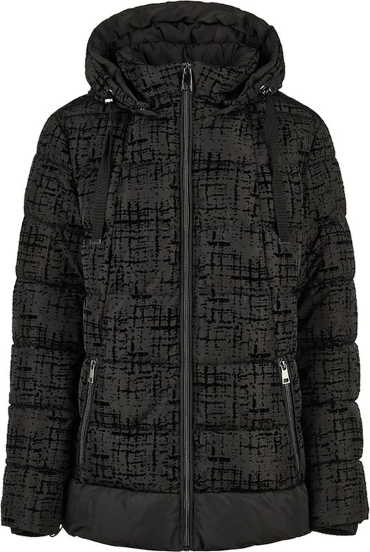 Barbara Lebek - Jas - Zwart - Allover Print