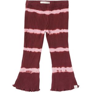 Your Wishes Tie Dye Stripe Flared broek rood (Maat: 98)