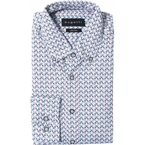 Bugatti Overhemd lange mouw roze (Maat: L)