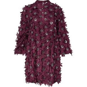 Y.A.S. - YASABELONE 7/8 SHORT DRESS - Jurk - Bordeaux