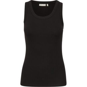 InWear Top zwart (Maat: M) - Effen - Halslijn: Ronde hals,