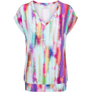 &Co Woman T-shirt multicolor (Maat: S) - Halslijn: V-hals,