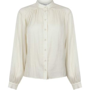 Aaiko - Liv - Blouse - LES BLANCS - Semi-transparante stof