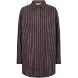 MOS Mosh, Dames, Blouses & Shirts, Bruin, Maat: XS