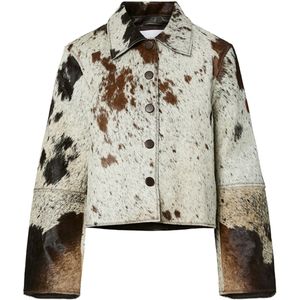 Y.A.S. Dames jas bruin (Maat: 34)