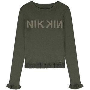NIK & NIK T-shirt groen (Maat: 128) - Tekst - Halslijn: Ronde hals,