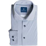 Blue Industry Het contrast microprint overhemd |