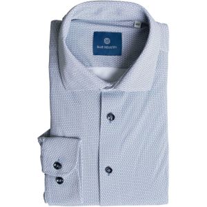 Blue Industry Het contrast microprint overhemd |