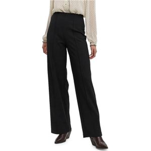 Vero moda VMBECKY HR WIDE PULL ON PANT NOOS broek zwart (Maat: S-34)