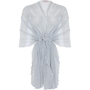 Rinascimento Dames vest zilver (Maat: Onesize)