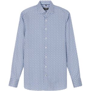 OLYMP SIGNATURE Overhemd, tailored fit, SIGNATURE Kent, Bleu