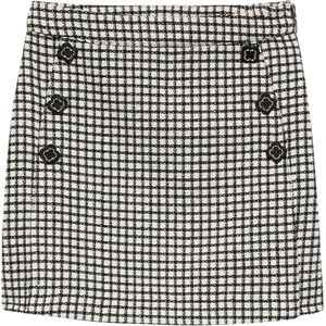 NIK & NIK Meisjes rok wit (Maat: 128) - Ruit