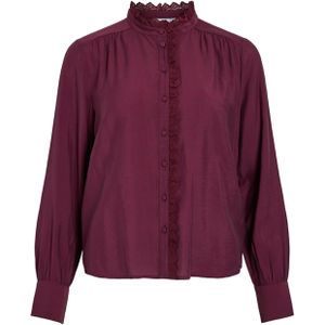 Vila - Vimalima Frill Shirt - Blouse - Fig