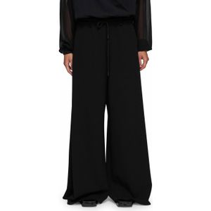 10 Days - Wide Leg Crepe Broek - Zwart