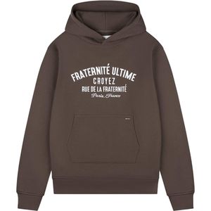 Croyez homme Hoodie bruin (Maat: L) - Halslijn: Capuchon,