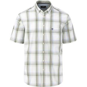Fynch-Hatton Overhemd korte mouw groen (Maat: M)