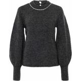 Copenhagen Muse - CMIBRA-PULLOVER - Donkergrijze Trui - Dames