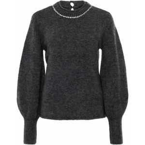 Copenhagen Muse - CMIBRA-PULLOVER - Donkergrijze Trui - Dames