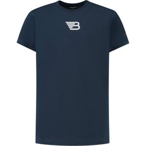 Ballin T-shirt blauw (Maat: 152) - Effen - Halslijn: Ronde hals,
