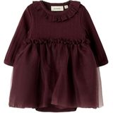 Romper - Jurkje - Lange Mouwen - Ronde Hals - Regular Fit - Drop-stitch Design