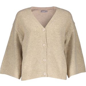 Geisha Vest beige (Maat: XL) - Mélange - Halslijn: V-hals,