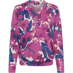 Olsen Dames longsleeve roze (Maat: 36) - Halslijn: V-hals,