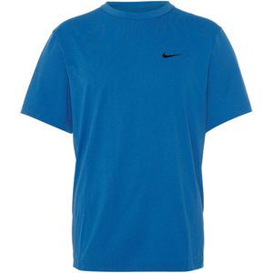 Nike T-shirt blauw (Maat: L) - Logo - Halslijn: Ronde hals,