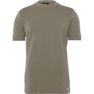 Drykorn Heren t-shirt bruin (Maat: 2XL) - Halslijn: Ronde hals,