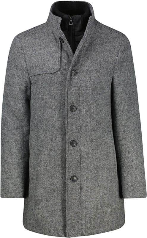 Lerros - Korte Jas - Basalt Grijs - Tussenjassen