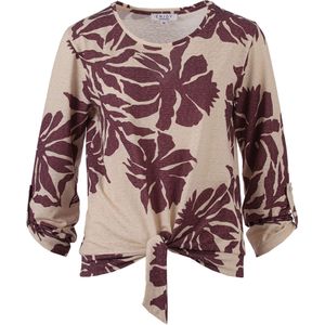 Enjoy Dames longsleeve bordeaux (Maat: S) - Halslijn: Ronde hals,
