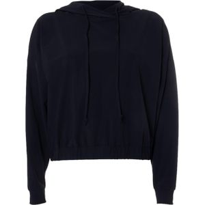 Penn & Ink N.Y. Sweater blauw (Maat: 40) - Effen - Halslijn: Capuchon,