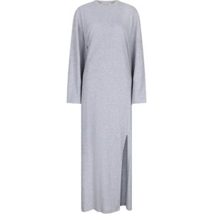 Love Stories Dames jurk grijs (Maat: S-M) - Mélange - Halslijn: Ronde hals,